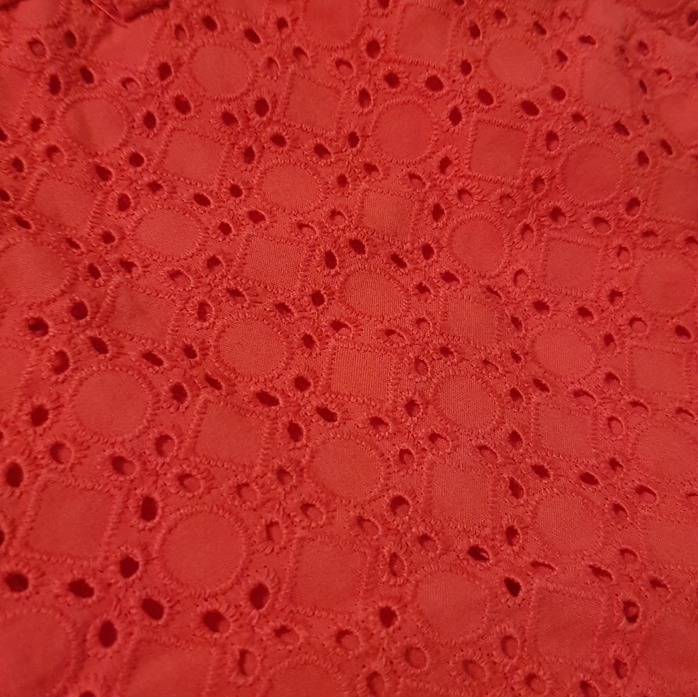 Merona Red Eyelet Shorts - Picture 5 of 5